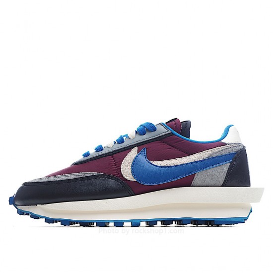 Nike sacai x Undercover x LDWaffle 'Night Maroon Team Royal'