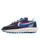 Nike sacai x Undercover x LDWaffle 'Night Maroon Team Royal'