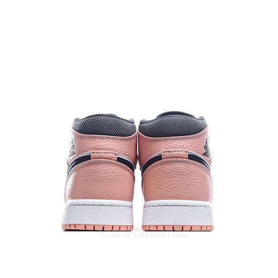 Air Jordan 1 Mid GS 'Pink Quartz'