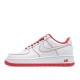 Nike Air Force 1 07 White Red Low Top 3M Reflective