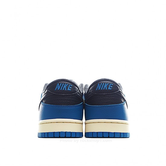 Nike SB Dunk Low White Blue Black Tick