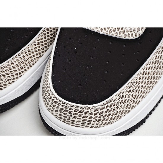 Nike Air Force 1 Low CocoaSnake Returning February Black Snake Print