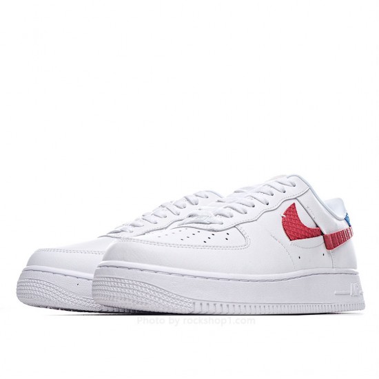 Nike Air Force 1 Low Low Top White Red Blue