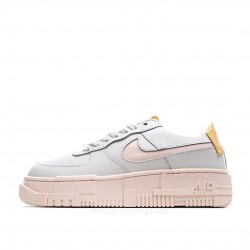 Nike Air Force 107 Grey Pink Orange