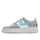 Nike Air Force 1 Grey Blue Low Top