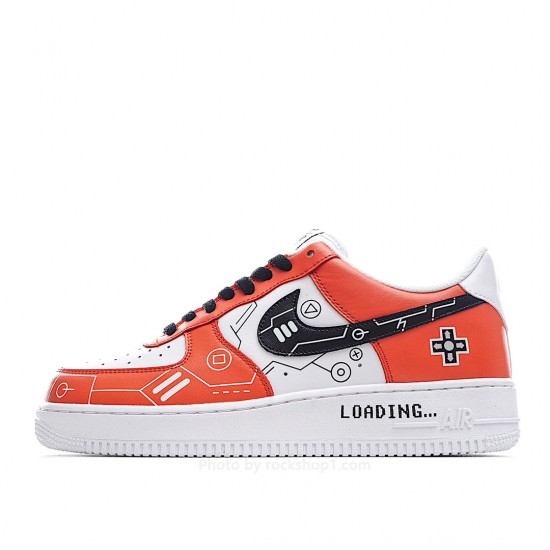 Nike Air Force 1 Low'07 White Red Black Low Top Sneakers