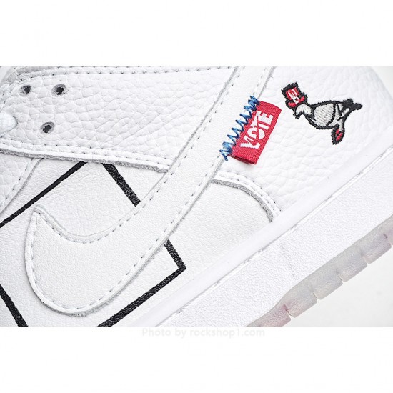 Nike Dunk SB Low White Pigeon Low Top Sneakers