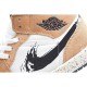 Air Jordan 1 Mid SE GS 'Brushstroke Paint Splatter'