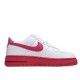 Nike Air Force 1 Low Low Top White Red