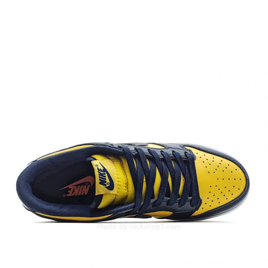 Nike SB Dunk LowMichigan Low Top Sneakers Blue Yellow