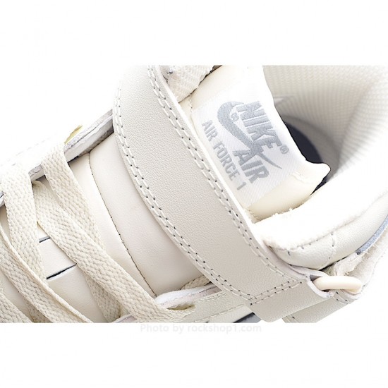 Nike Air Force 1 Mid Top White Grey