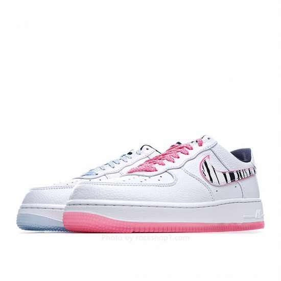 Nike air force 1 red and blue 3M reflective