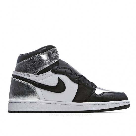 Wmns Air Jordan 1 Retro High OG 'Silver Toe'