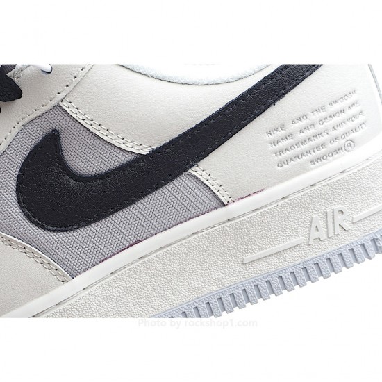 Nike Air Force 1 White Grey Black Hook