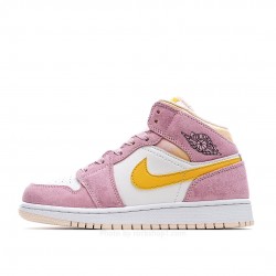 Air Jordan 1 Mid SE GS 'Arctic Pink'