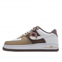 Nike Air Force 1 cappuccino low-top sneakers