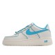 NikeAir Force 1 07 Low Beige Blue Low Top