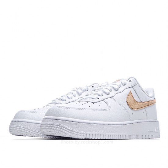 Nike Air Force 1 Low Low Top White Brown