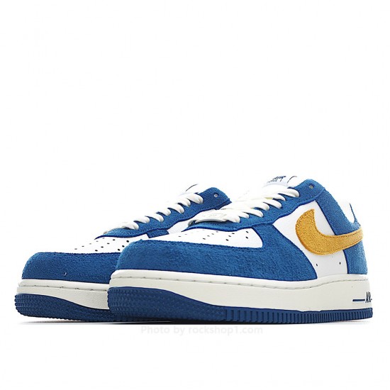 Nike Air Force 1 Blue and Yellow