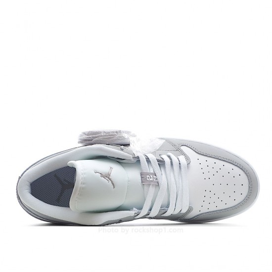 Wmns Air Jordan 1 Low 'White Wolf Grey'