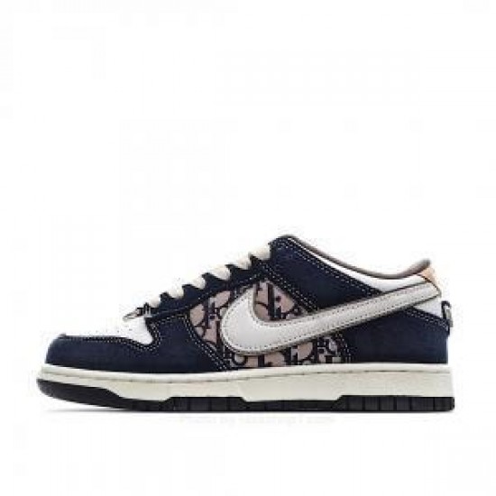 Nike SB Dunk Low x Dior low-top sneakers.