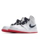 Clot x Air Jordan AJ1 Mid "Fearless" in white silk