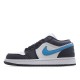 Wmns Air Jordan 1 Low 'Black University Blue'