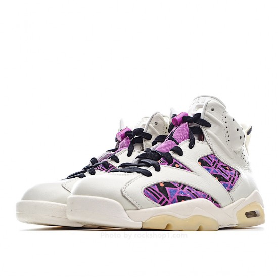 Air Jordan 6 "Quai 54" AJ6 Khaki Purple