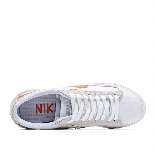 NikeSacai X Nike Blazer Low Sacai Sacai White Orange