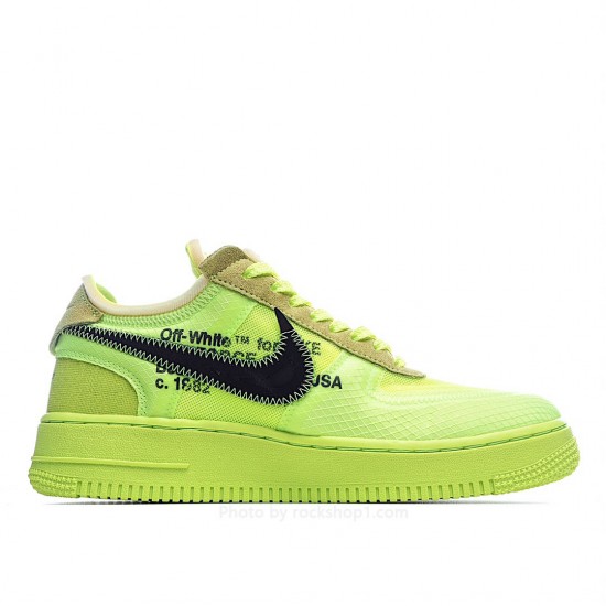 Off-White x Nike Air Force 1 Low Yellow Green