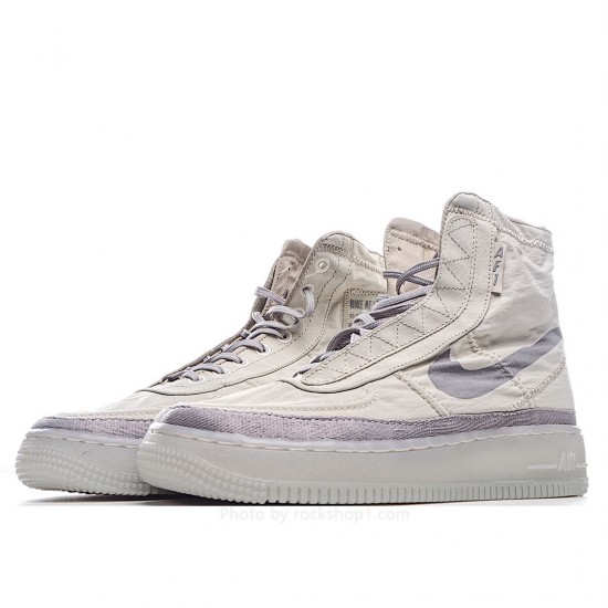 Nike Air Force 1 Shell WMNS 灰紫 