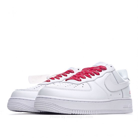 Nike Supreme X NK AIR Force 1 Low White Red