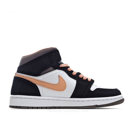 Wmns Air Jordan 1 Mid SE 'Peach Mocha'