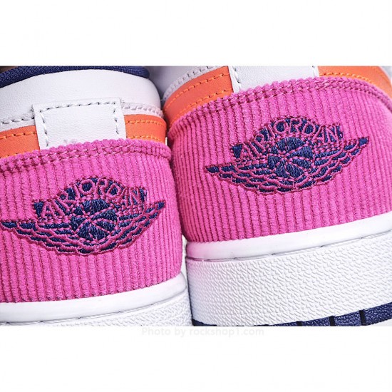 Air Jordan 1 Low GS 'Fire Pink Hyper Crimson'