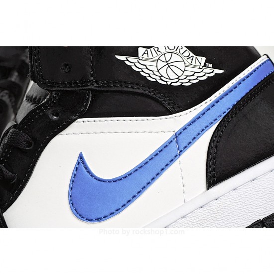 Air Jordan 1 Mid GS 'Black Racer Blue'