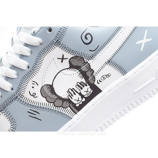 KAWS x Nike Air Force 1 Low Low-Top Sneakers