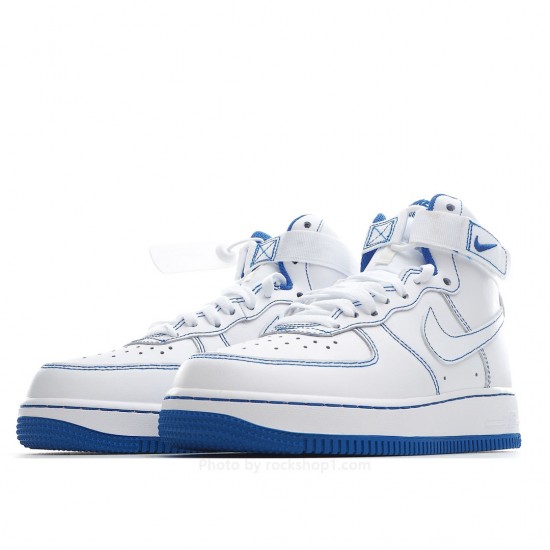 Nike Air Force 1 High '07 White and Blue High Top