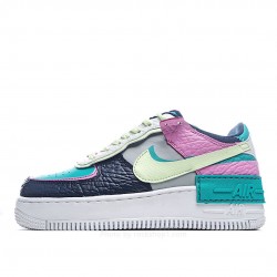 Nike WMNS Air Force 1 Shadow Black Pink Green