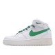 Nike Air Force 1 Mid Mid Top White Green