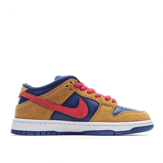 Nike SB Dunk Low Pro "Papa Bear Brown Red Blue