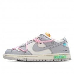 Nike SB Dunk OFF-WHITE Grey Pink