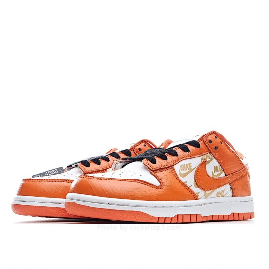 Nike SB Low Dunk Supreme x Nike White Orange