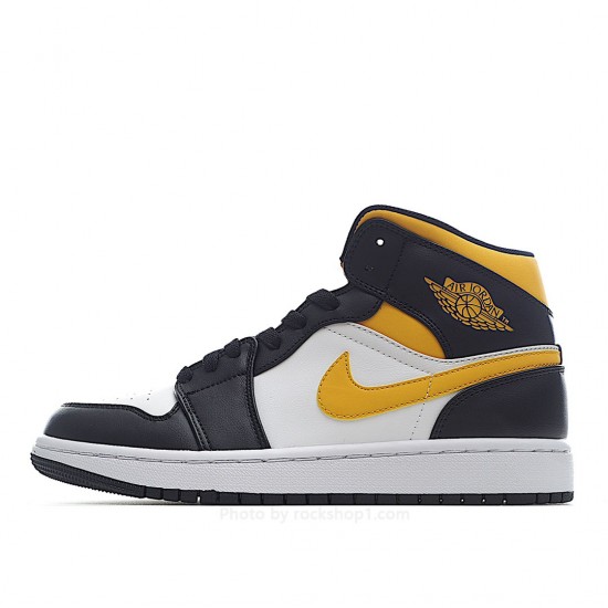 Air Jordan 1 Mid 'Black University Gold