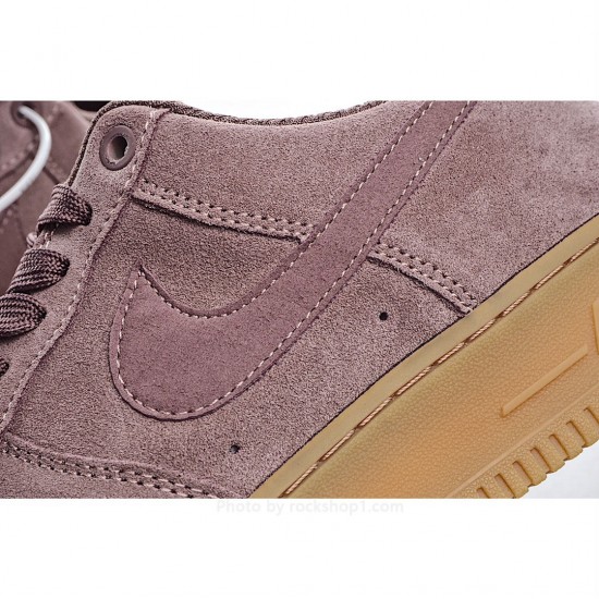 Nike Air Force 1 07 Low Top Sneakers Dark Pink