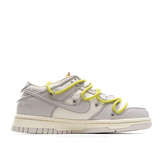 Nike 0ff-White x Nike Dunk Low "02 of 50" OW White Grey