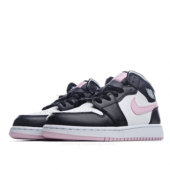 Air Jordan 1 Mid GS 'White Light Arctic Pink'