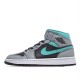 Air Jordan 1 Mid 'Grey Aqua'