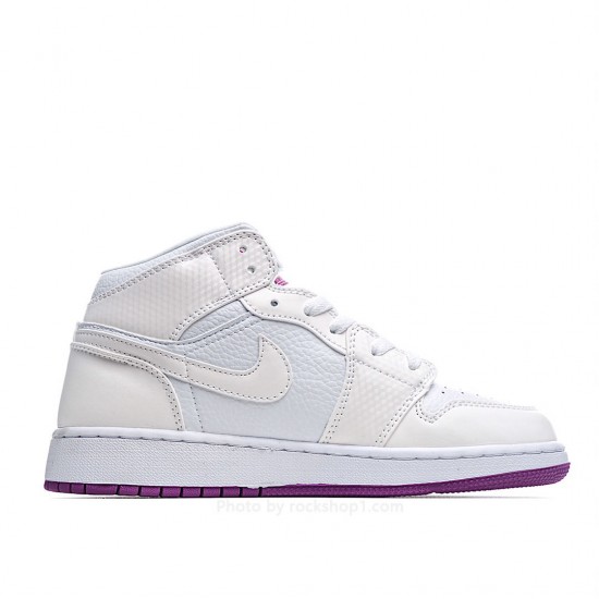 Air Jordan 1 Mid GG AJ1 Joe 1 Colorful Pink Chameleon Ultraviolet Temperature Change 