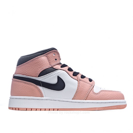 Air Jordan 1 Mid GS 'Pink Quartz'