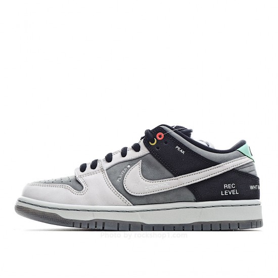 Nike sb dunk "VX1000 Comcorder" black, white and gray